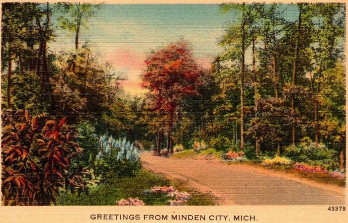 Minden City - Old Postcard (newer photo)